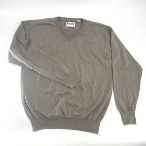 Kartel Men's Vneck Wool Designed in Ireland Pullover Sweater : Size‎ XL